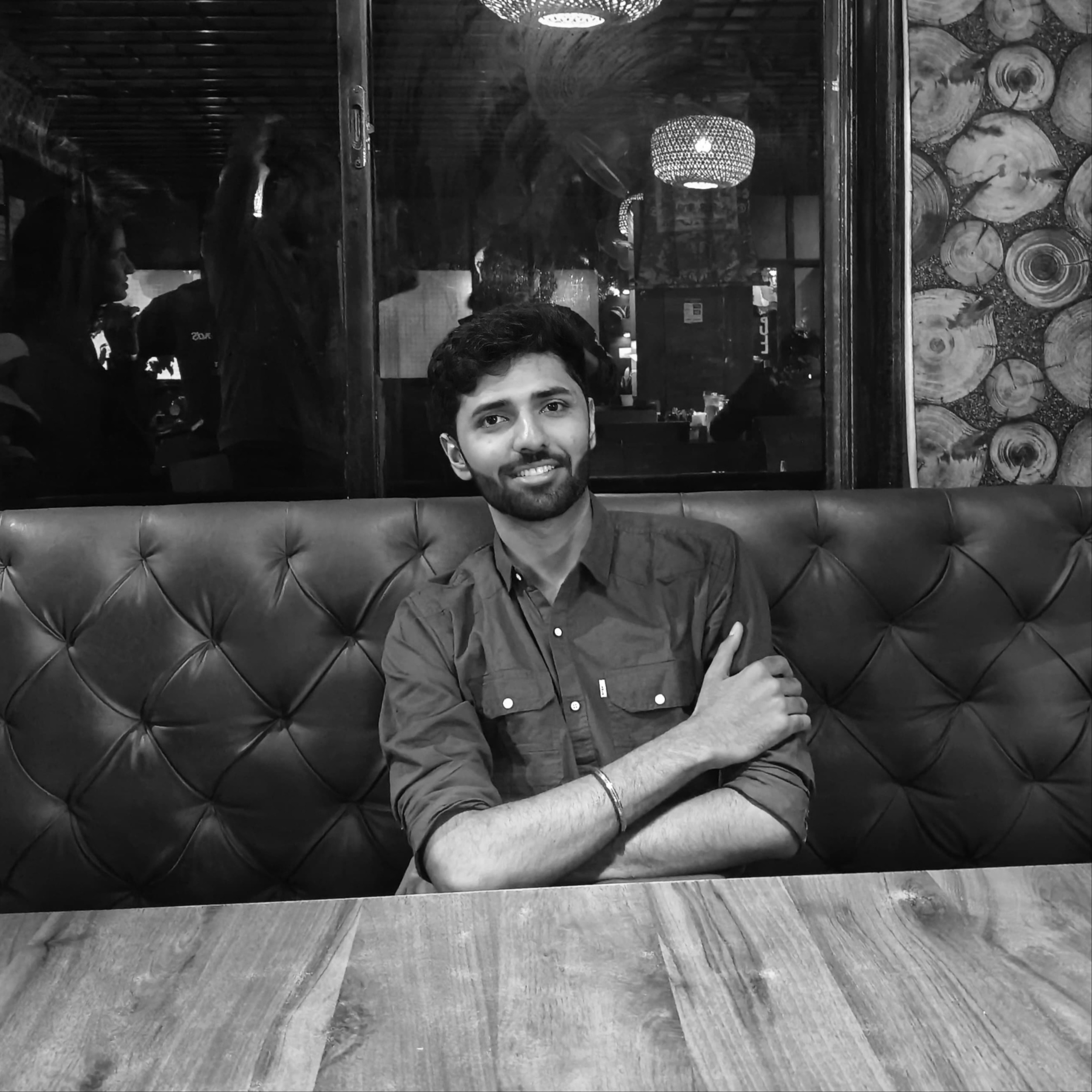 Sanket Jagtap with a Car