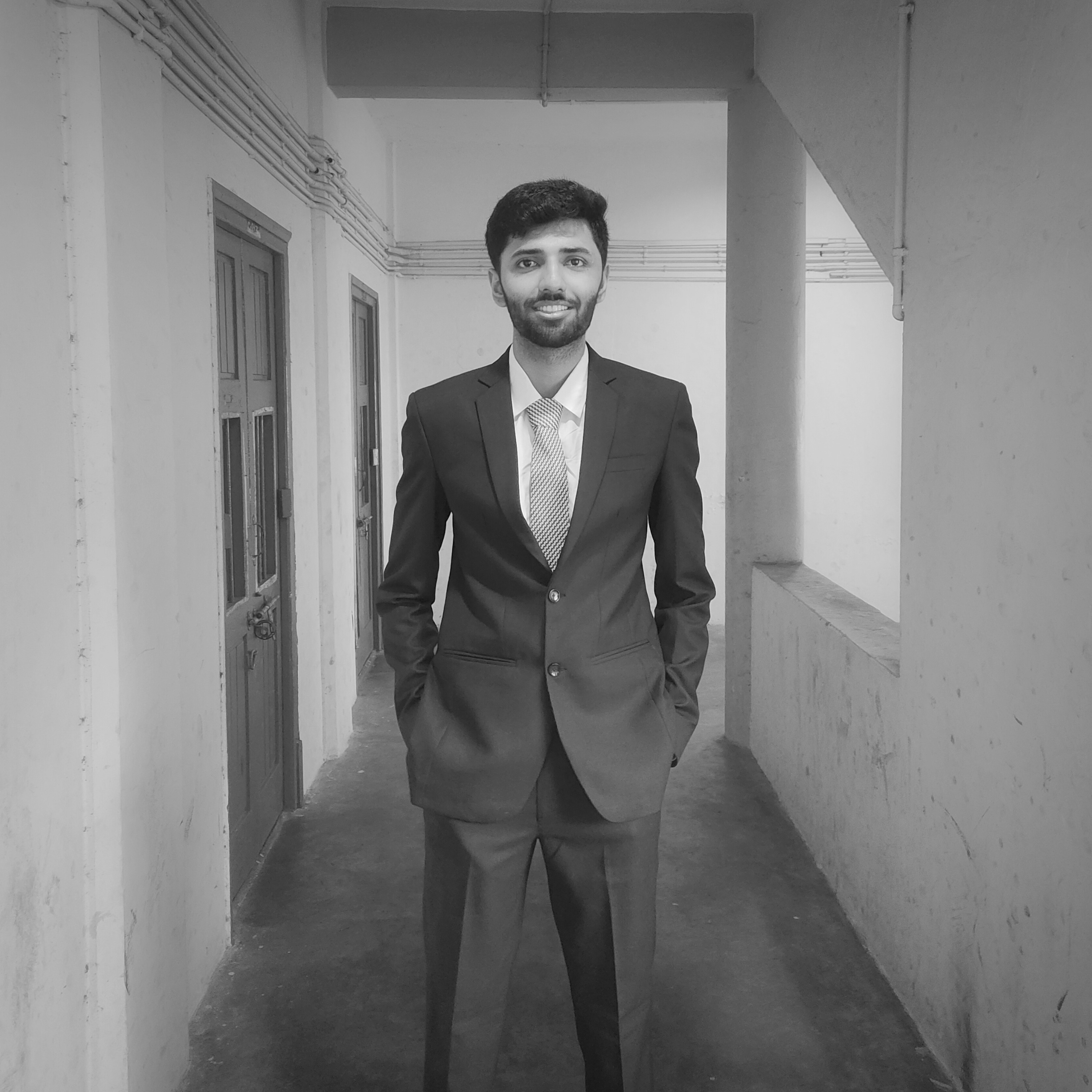 Sanket Jagtap in a Suit